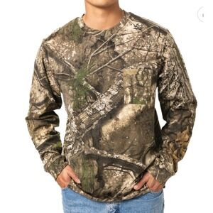 RealTree Camo Men's Unisex Realtree Long Sleeve T-Shirt size Medium (38-40) NEW